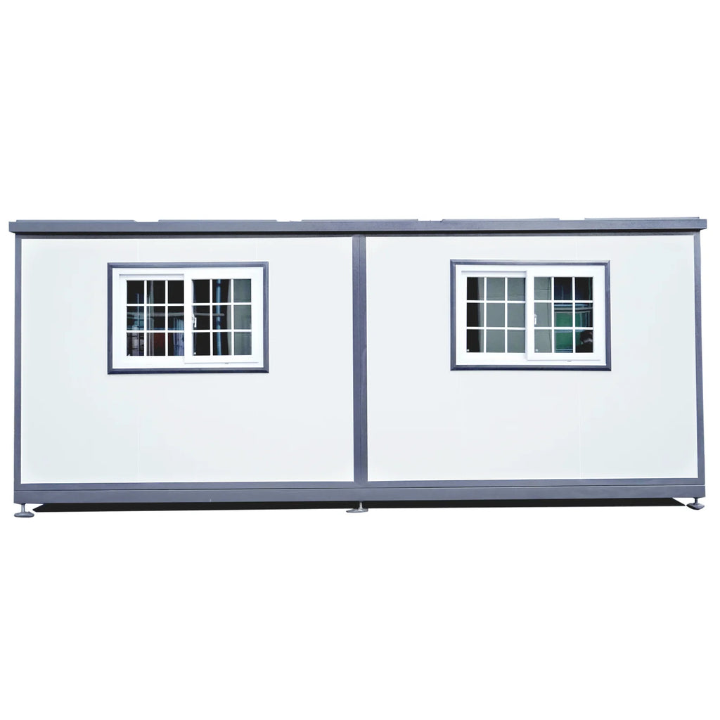 Portable Mobile Expandable Prefab House 15 x 20ft, Exquisitely Designed Modern Villa Prefab House for Live, Work