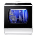 AIRMSEN Portable Countertop Dishwasher with 5 - Liter Built - in Water Tank and Air - Dry Function, 5 Washing Programs Mini Dishwasher, AE - TDQR03