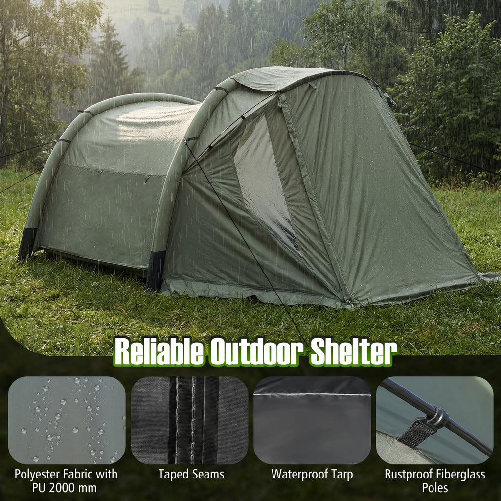 Tangkula 5-7 Person Large Family Tent with Screened Porch