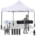 Pop Up Canopy 10x10 Pop Up Canopy Tent Party Tent EZ Up Canopy Sun Shade Wedding Instant Folding Protable Better Air Circulation Outdoor Gazebo with