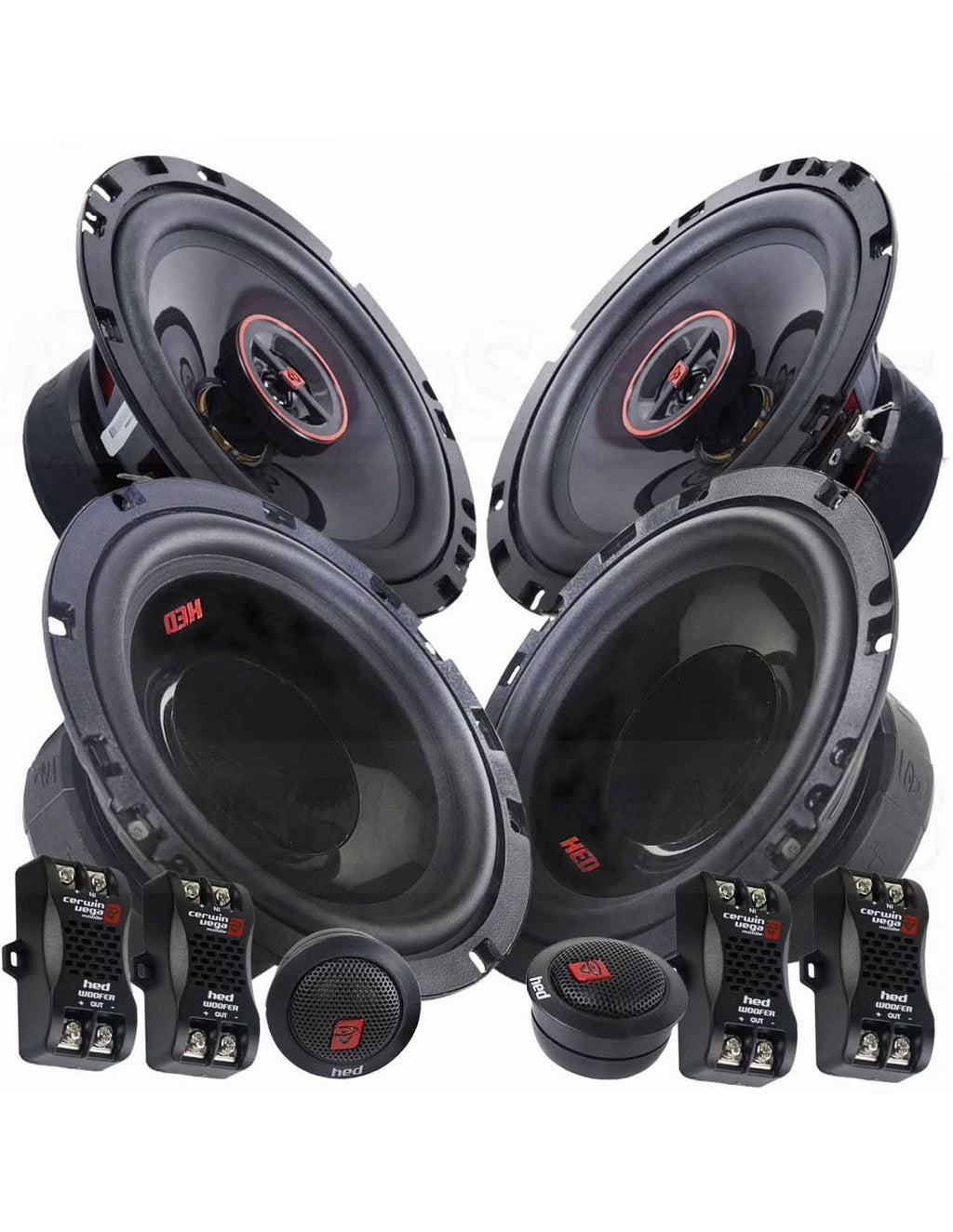 Cerwin Vega H765C + H7652 HED Series 6.5" Component & 6.5" 2 Way Speaker System