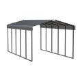 Arrow 12' x 24' x 9' Carport - Charcoal