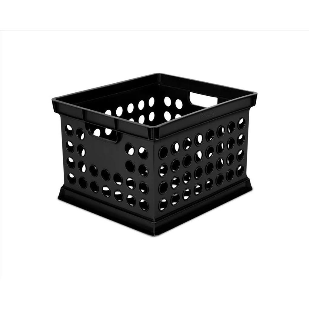 Sterilite Storage Crate - Black
