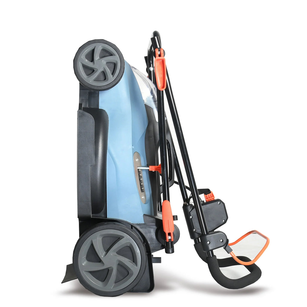 SENIX 40V Brushless 18in Deck Battery Lawn Mower, 17in Cutting Blade, 2 - in - 1 Mulching & Bagging Cordless Push Mower, 6 - Position Adjustment, LPPX2 - M5