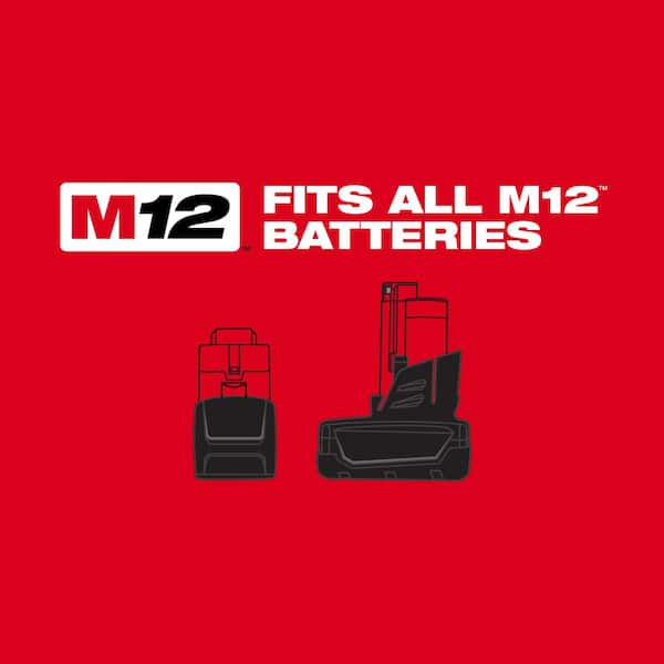 M12 FUEL SURGE 12V Lithium-Ion Brushless Cordless 1/4 in. Hex Impact Driver (Tool-Only)