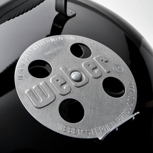 Smokey Joe Portable Charcoal Grill in Black