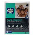 Sealy Soft Comfort Fitted Mattress Protector - White - Queen