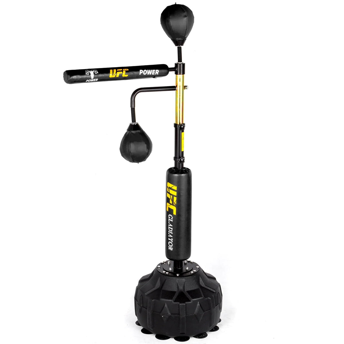 Vevorbrand Boxing Speed Trainer, Rapid - Reflex Boxing Bar, Training Boxing Ball with Reflex Bar & Gloves, Solid Speed Punching Bag Free Standing, Adjustable Height, for Adult&Kid, with Two Ball