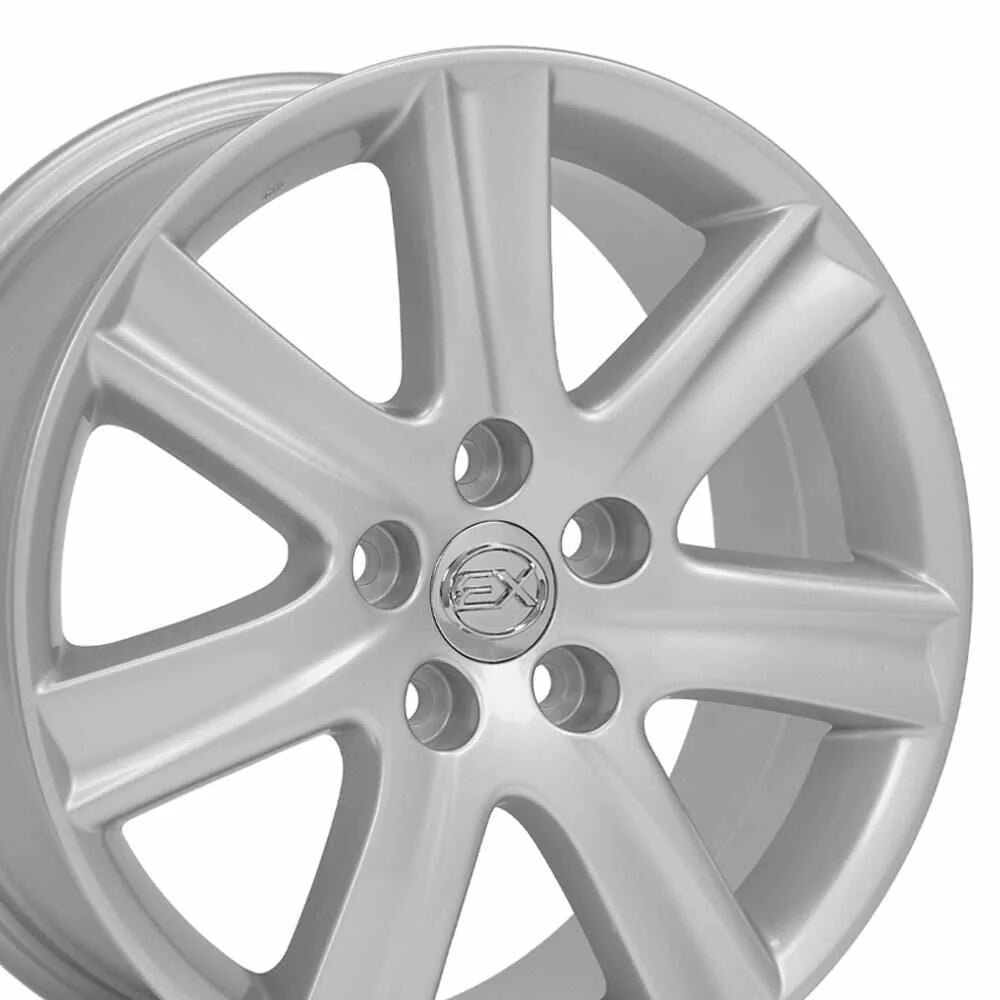 17 in Wheel Fits 04 - 06 Lexus ES330 Style Silver Rim Direct Fit