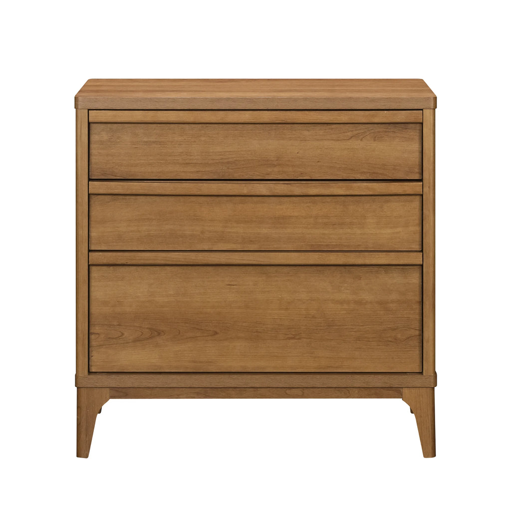 Better Homes & Gardens Greyson 3 - Drawer Nightstand with USB, Acorn Finish