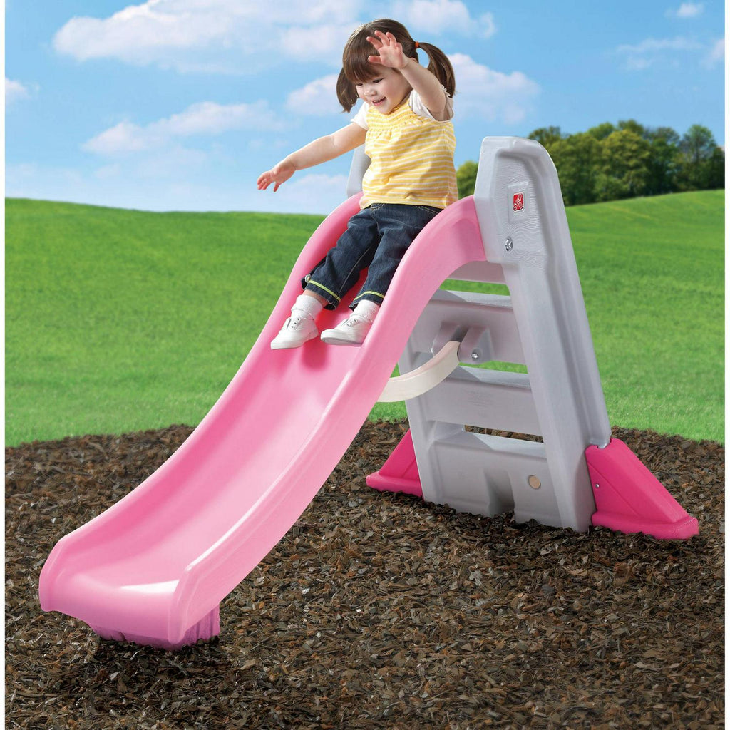 Step2 Naturally Playful Big Folding Slide Pink. Toddlers
