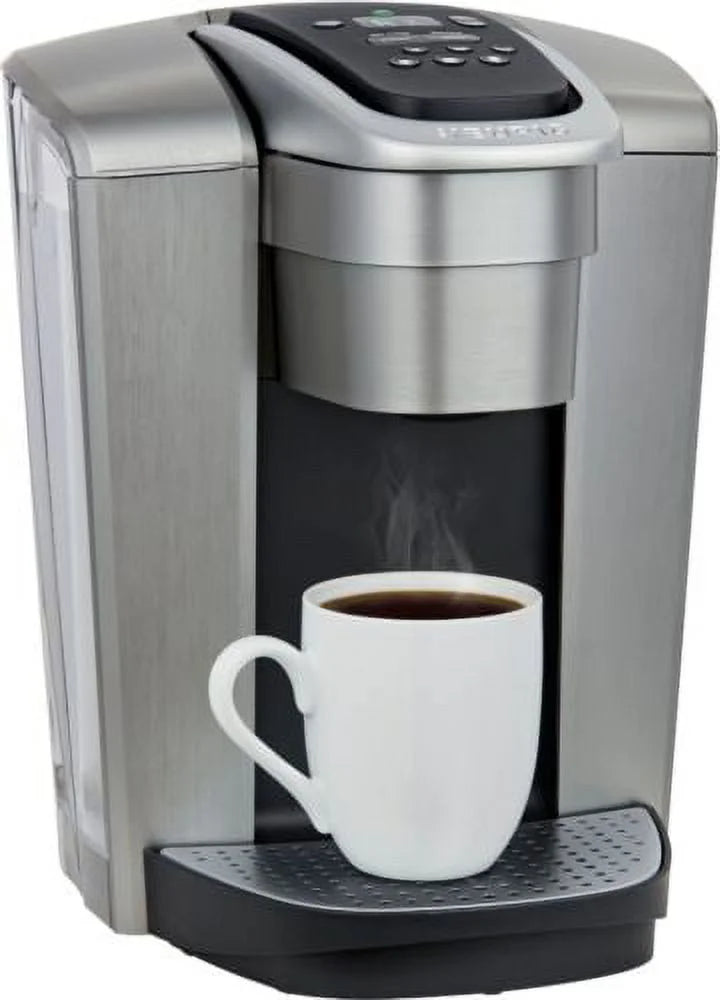 Keurig - K - Elite Single Serve K - Cup Pod Coffee Maker - Brushed Silver