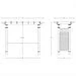 Vita 88" x 32" x 86.5" Fairfield Grande Vinyl Arbor, White, VA84231