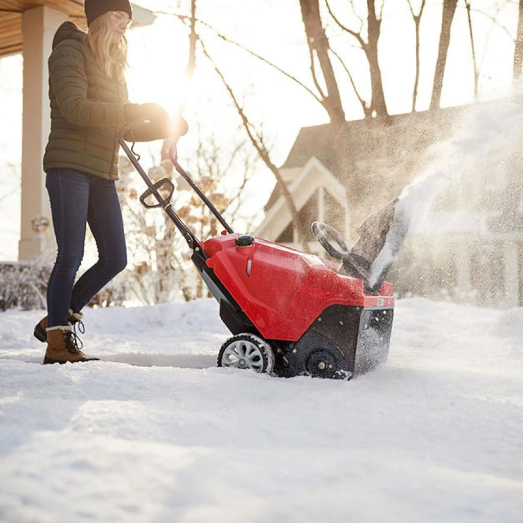 Restored Premium Troy - Bilt Squall 21 In. 123 Cc Single - Stage Gas Snow Blower with E - Z Chute Control Model 123R (Refurbished)