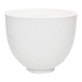 KitchenAid 5 Qt. Mermaid Lace Ceramic Bowl White