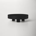 AllModern Vahle Ottoman/Coffee Table Tray Color: Black , Size: 2.5" H x 7.85" W x 7.85" D