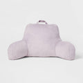Faux Shearling Bed Rest Pillow Light Purple - Room Essentials
