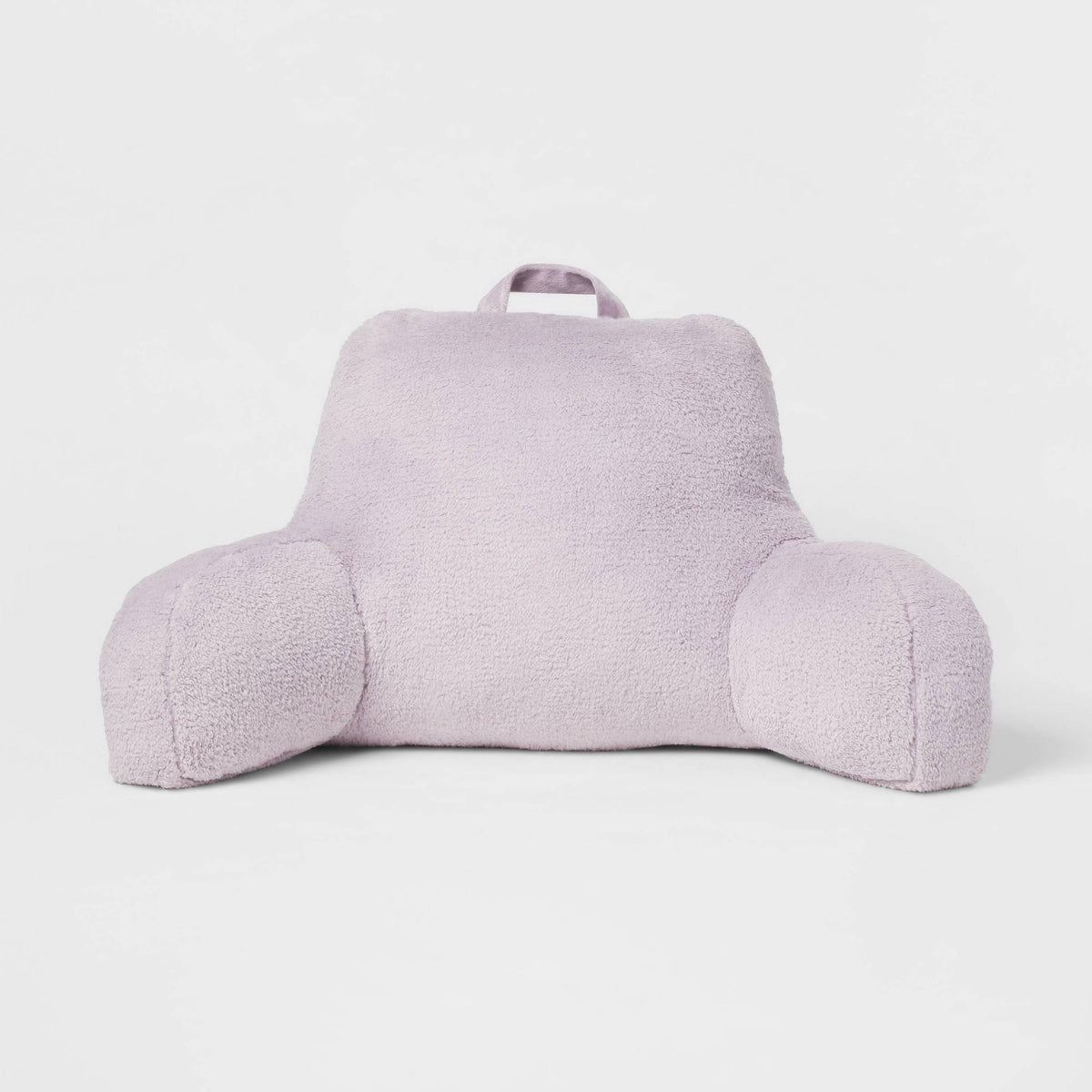Faux Shearling Bed Rest Pillow Light Purple - Room Essentials
