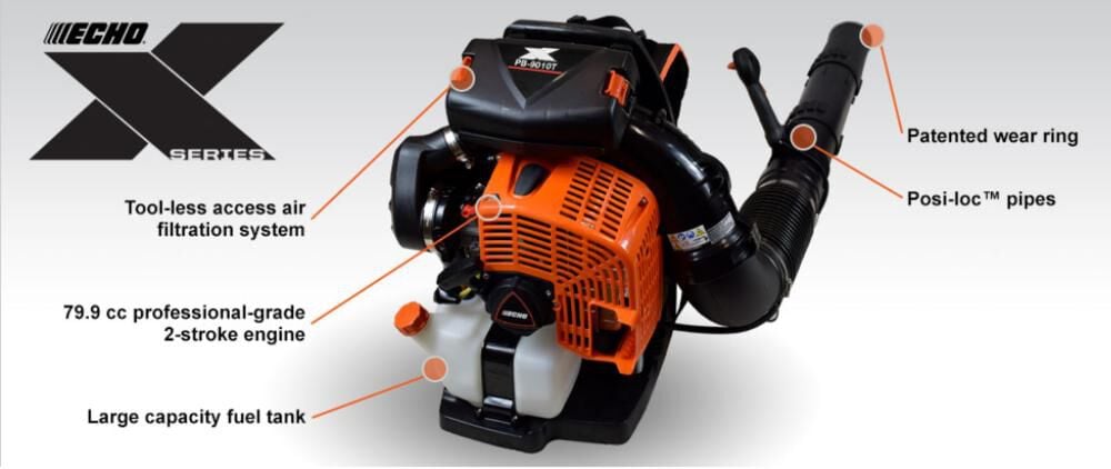 Echo X Series Back Pack Blower with Hip Throttle 79.9cc