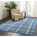 Longmont Plaid Blue Area Rug Rug Size: Rectangle 5'3" x 7'3"
