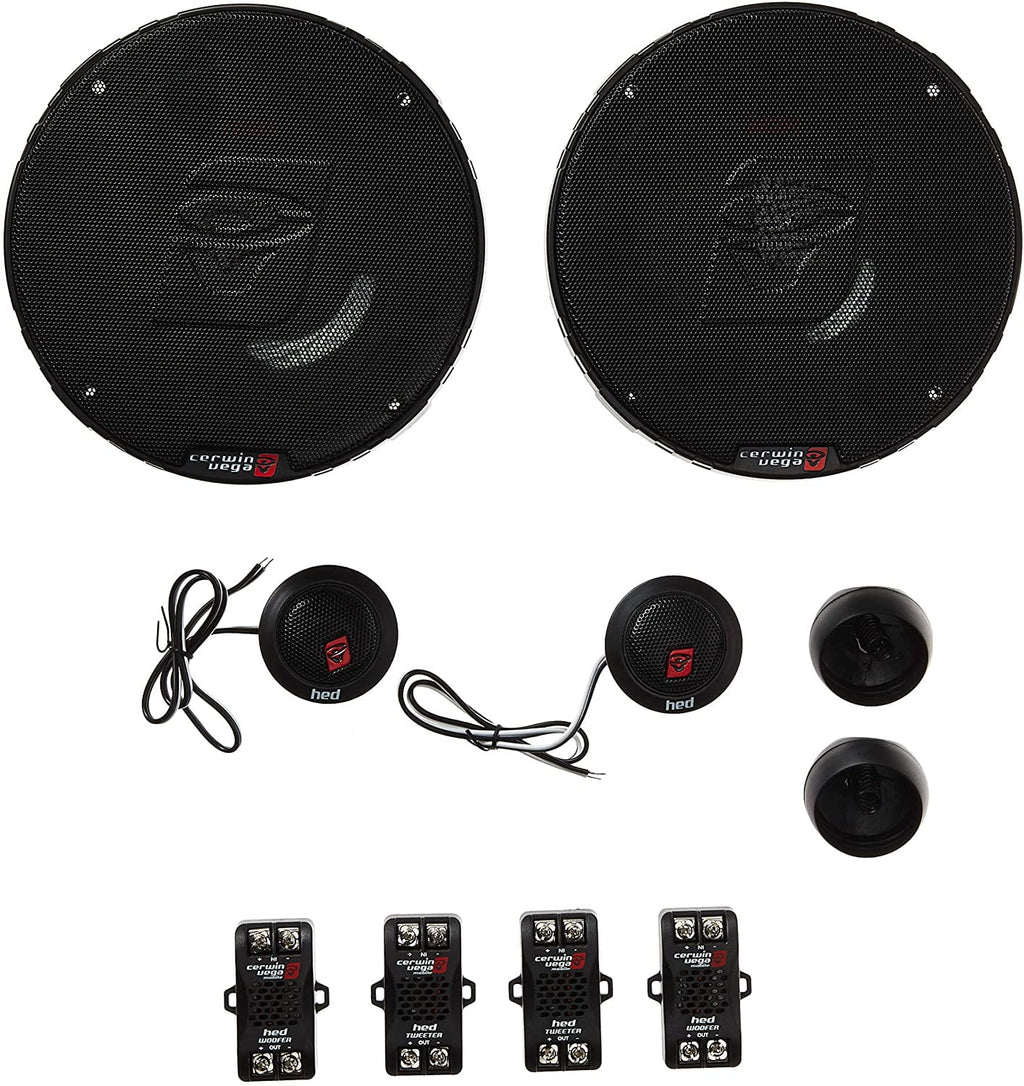 Cerwin Vega H765C + H7652 HED Series 6.5" Component & 6.5" 2 Way Speaker System