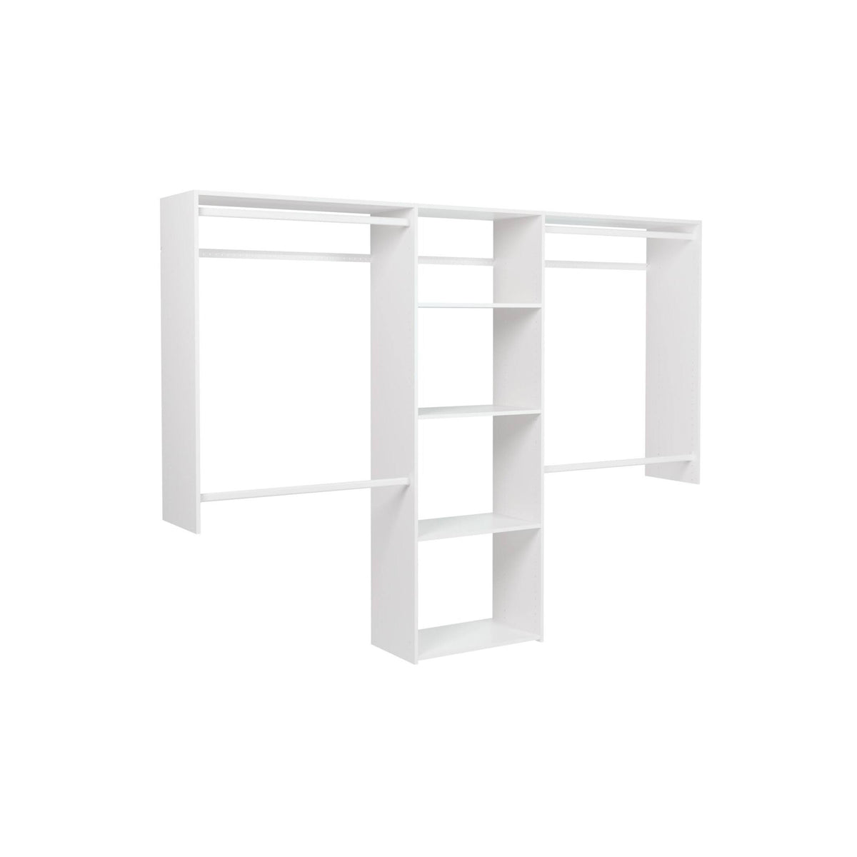 Easy Track OK1460 4 to 8 ft. Wide Closet Kit White