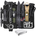 ABPIR Gifts for Men Dad Husband Boyfriend Him, Survival Kits, 14 in 1 Survival Gear Camping Essentials Cool Gadgets for Camping Hiking Wilderness