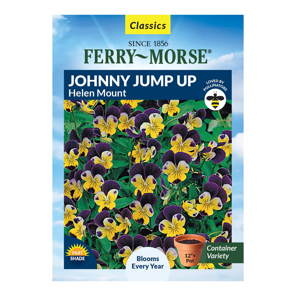 Ferry-Morse Johnny Jump Up Viola Helen Mount - Each