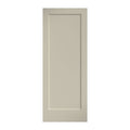 1-Panel Shaker Style Primed Wood Door EightDoors Size: 28" x 80"