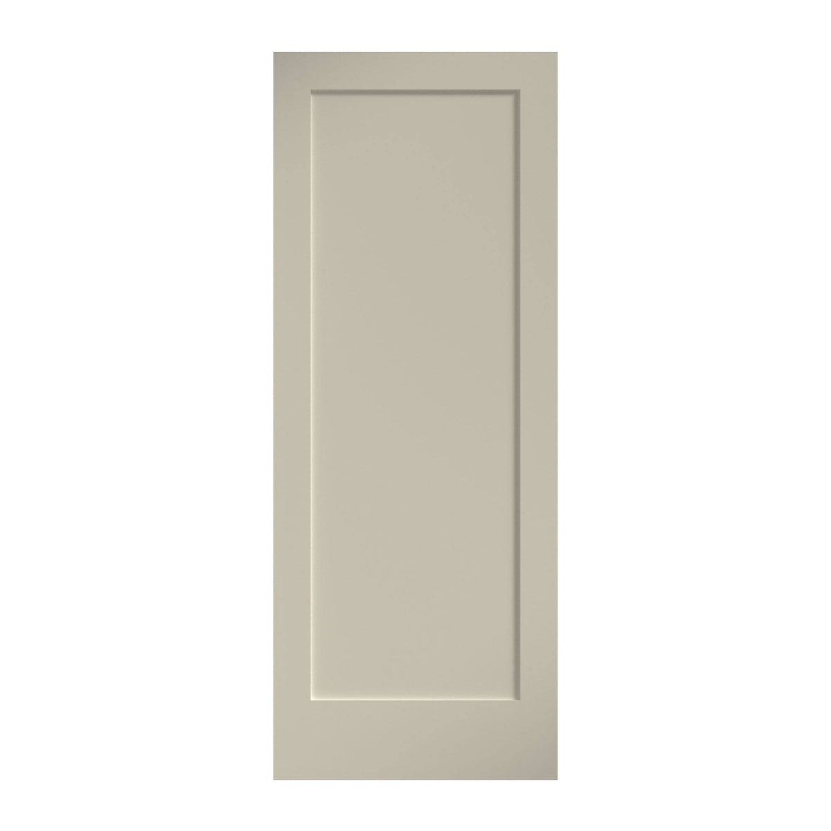 1-Panel Shaker Style Primed Wood Door EightDoors Size: 28" x 80"