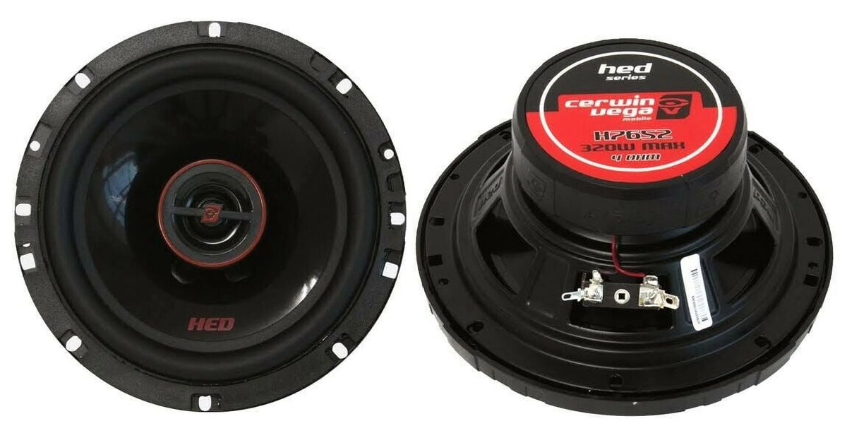 Cerwin Vega H765C + H7652 HED Series 6.5" Component & 6.5" 2 Way Speaker System