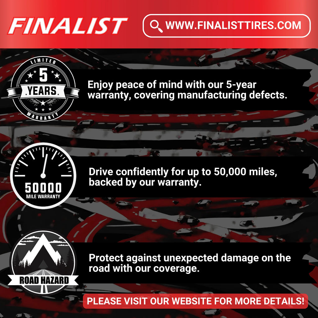 Finalist Terreno A/T 255/70R16 111T SUV Light Truck All Season All Terrain Tire 255/70/16 (Tire Only) - MadeInUSA