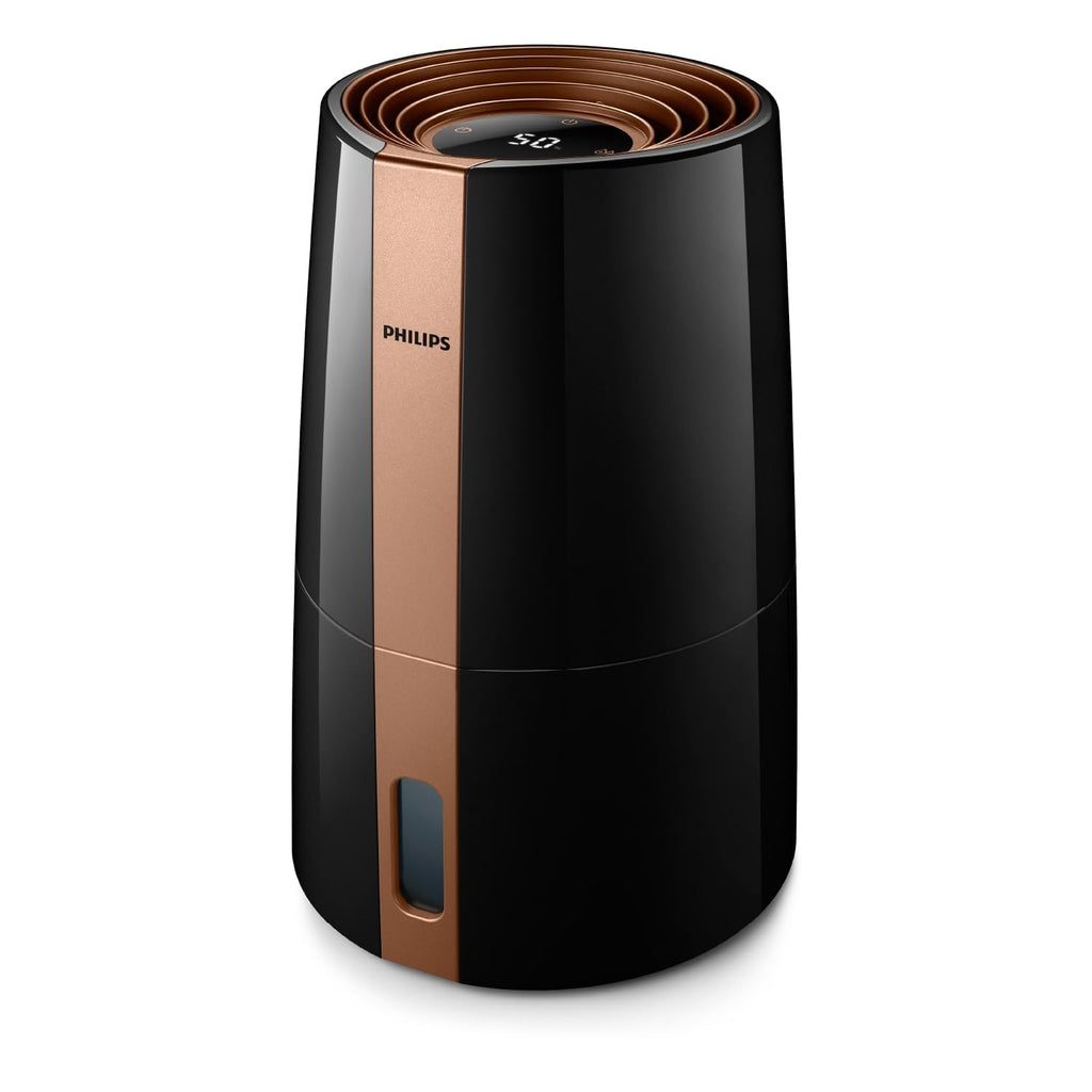 Philips HU2716/10 2000 Series Luftbefeuchter 2L – 99% bakterienreduziert, 32m², 360°, 3 Stufen, Schlafmodus, Weiß