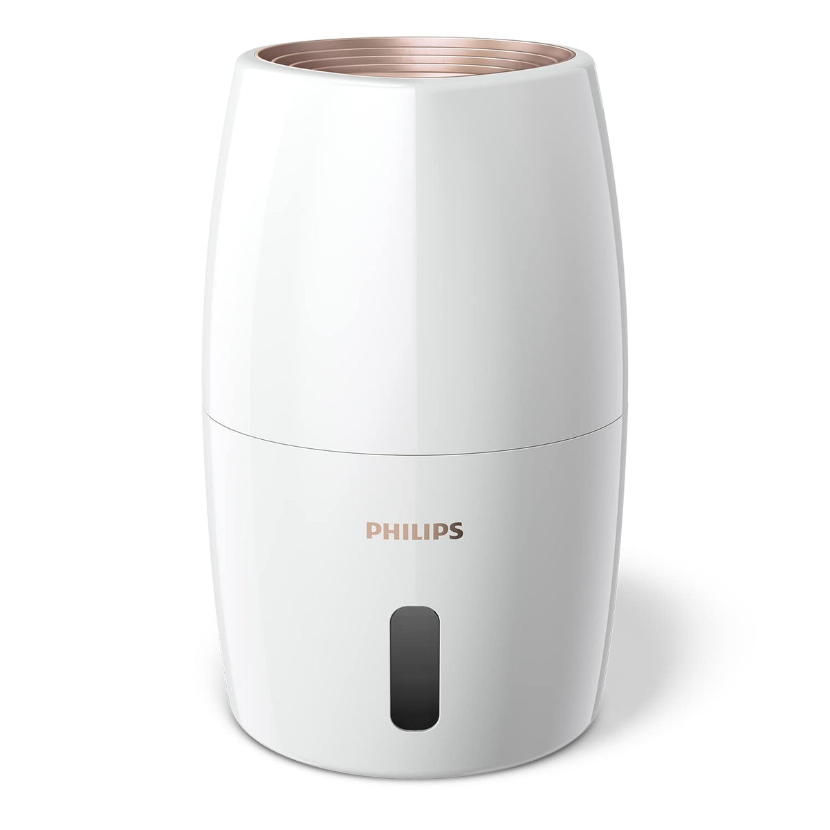 Philips HU2718/10 2000 Series Luftbefeuchter 2L – NanoCloud, 200ml/h, 32m², 3 Stufen, 15h, Schwarz/Kupfer