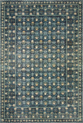 Rifle Paper Co. x Loloi 5'0" x 7'6" Indigo Eden feat. CloudPile Lattice (EDE-03) Area Rug