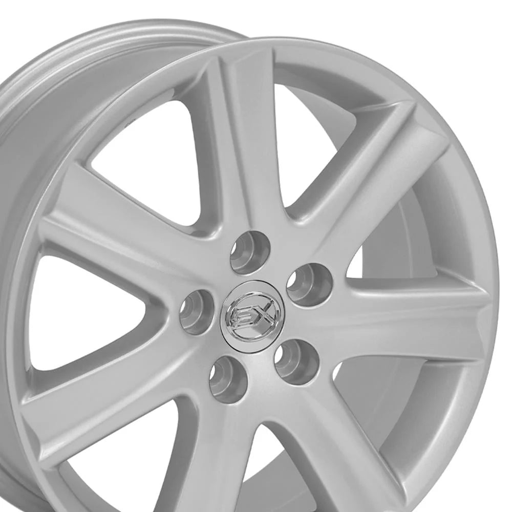 17 in Wheel Fits 04 - 06 Lexus ES330 Style Silver Rim Direct Fit