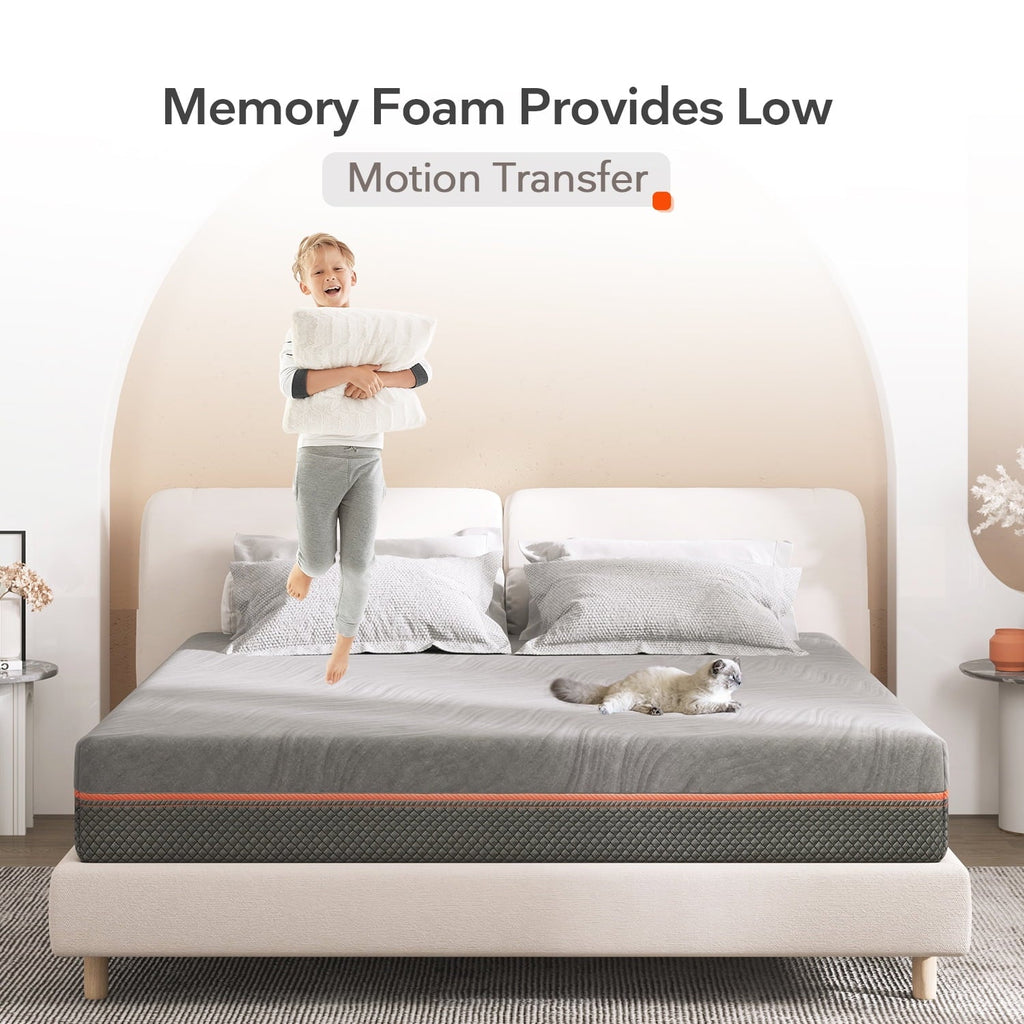 10 inch Queen Gel Memory Foam Mattress in a Box. Queen Size