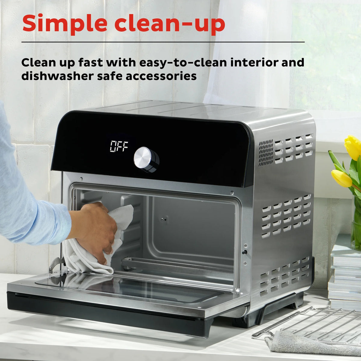 Instant Omni Plus 18 L Air Fryer Toaster Oven Combo with 10 - in - 1 Functions, from the Makers of Instant Pot