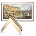 Deco TV Frames 32" Customizable Alloy Scoop Frame for Samsung The Frame TV 2021-2023 (pale Gold)