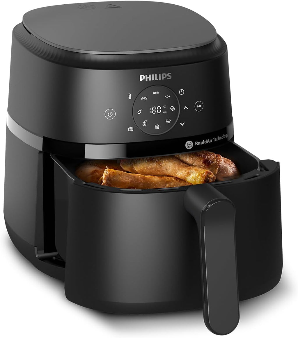Philips NA229/00 Heißluftfritteuse 4,2L – 13-in-1, RapidAir, 9 Programme, Touchscreen, Schwarz