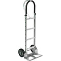 Aluminum Hand Truck Loop Handle, Mold - on Rubber Wheels