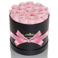 NATROSES Handmade Preserved Roses in A Box, Long Lasting Pink Roses, Preserved Flowers Gifts for Her Valentines Day Gifts, Christmas, Mot