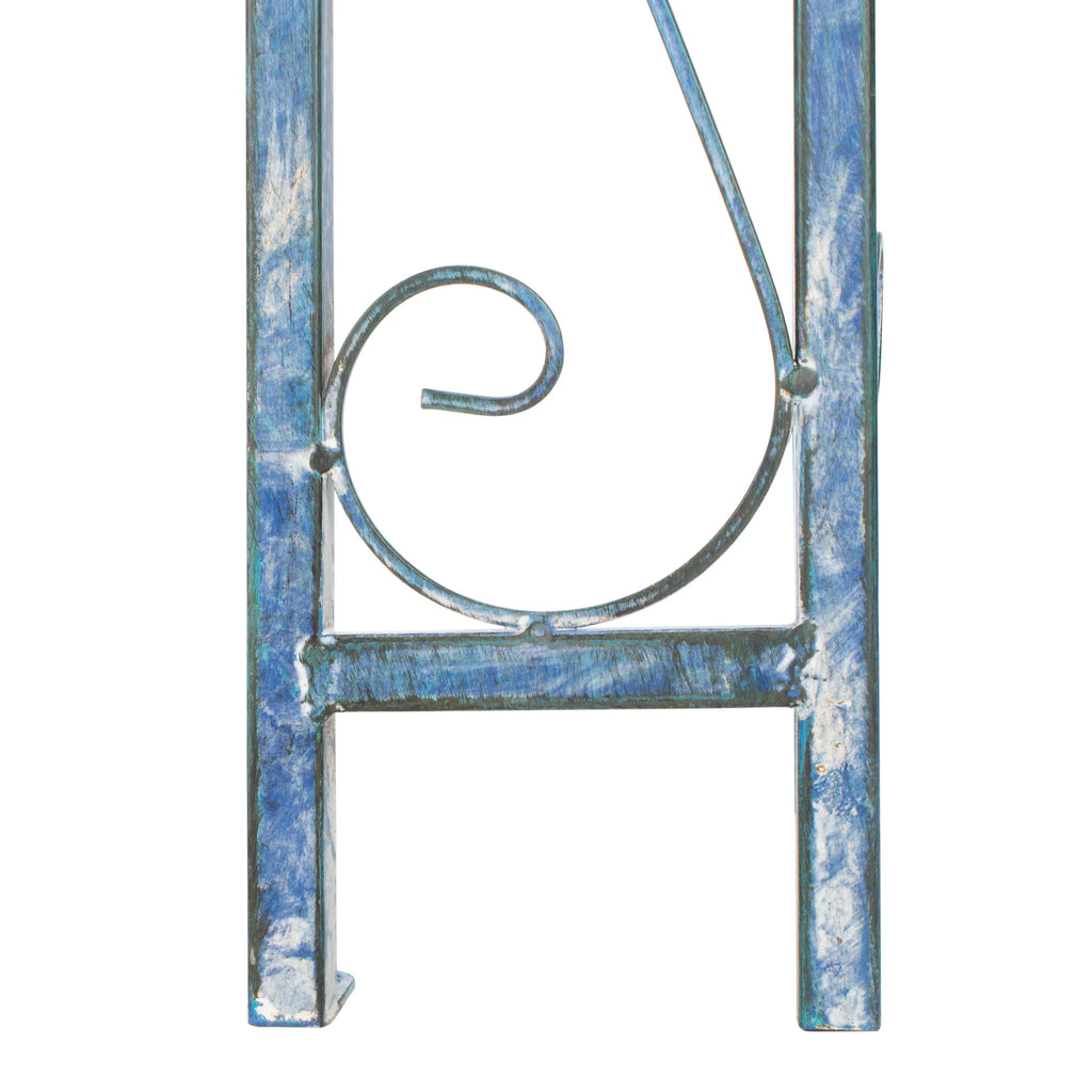 SAFAVIEH Pagan Outdoor Patio Trellis Arch, Antique Blue