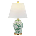 Jonathan Y Penelope 22 in. Chinoiserie Classic LED Table Lamp, White