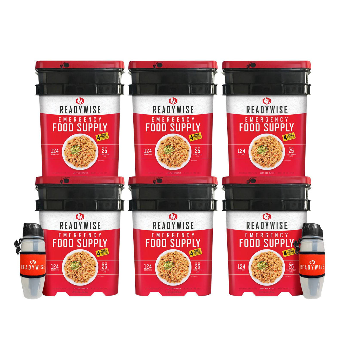 ReadyWise 124 Servings Emergency Food Supply