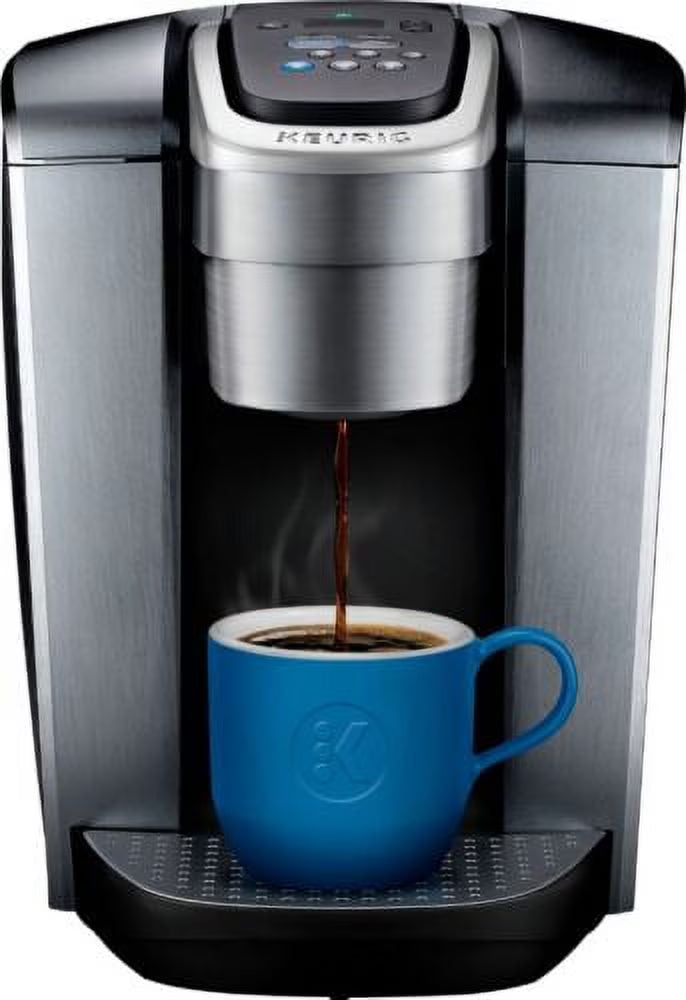 Keurig - K - Elite Single Serve K - Cup Pod Coffee Maker - Brushed Silver