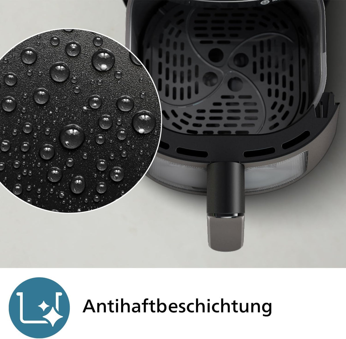 Philips NA229/00 Heißluftfritteuse 4,2L – 13-in-1, RapidAir, 9 Programme, Touchscreen, Schwarz