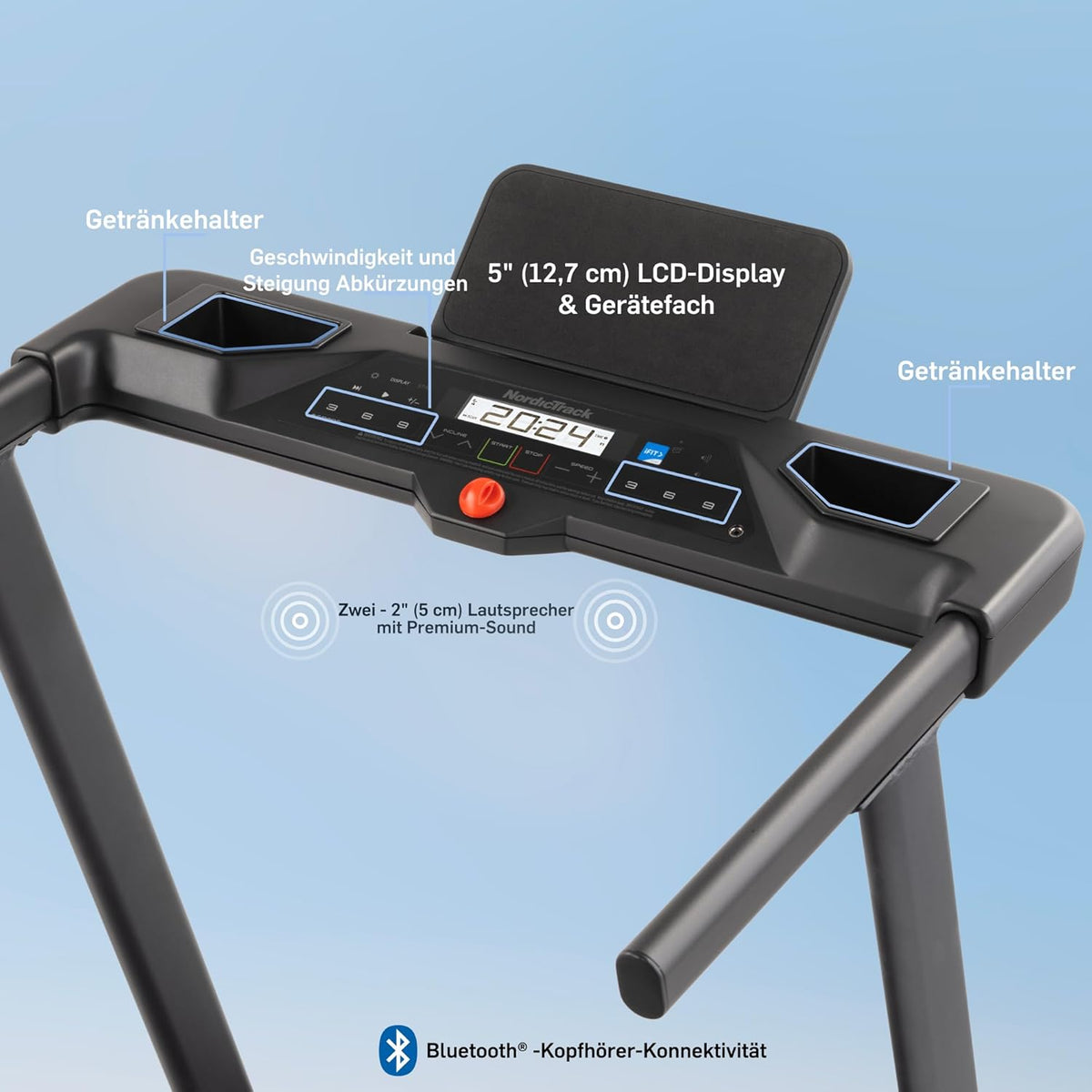 NordicTrack T-Serie: Laufband mit Steigung & Bluetooth, ideal fürs Heimtraining ✨
