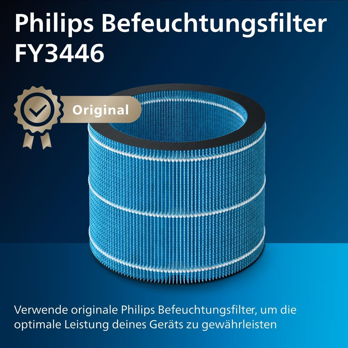Philips HU3916/10 3000 Series Luftbefeuchter 3L – 99% bakterienreduziert, 45m², 360°, 20h, 9h Timer, Weiß