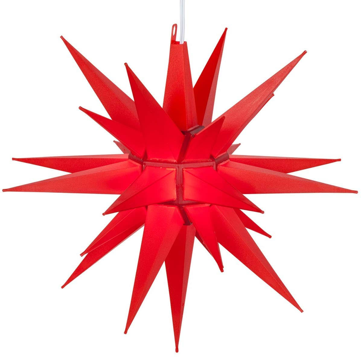 14" Red LED Moravian Star Light